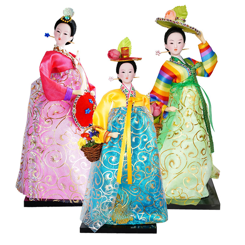 Korean Lifestyle Items - 30 см корейская национальная кукла, свадебные