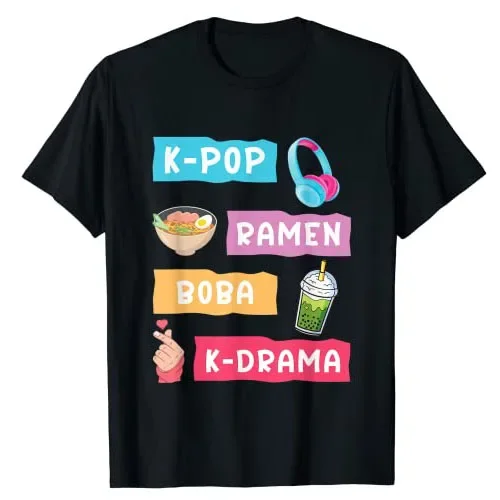 Korean Girls Lifestyle - Модная футболка для фанатов корейских K-Drama