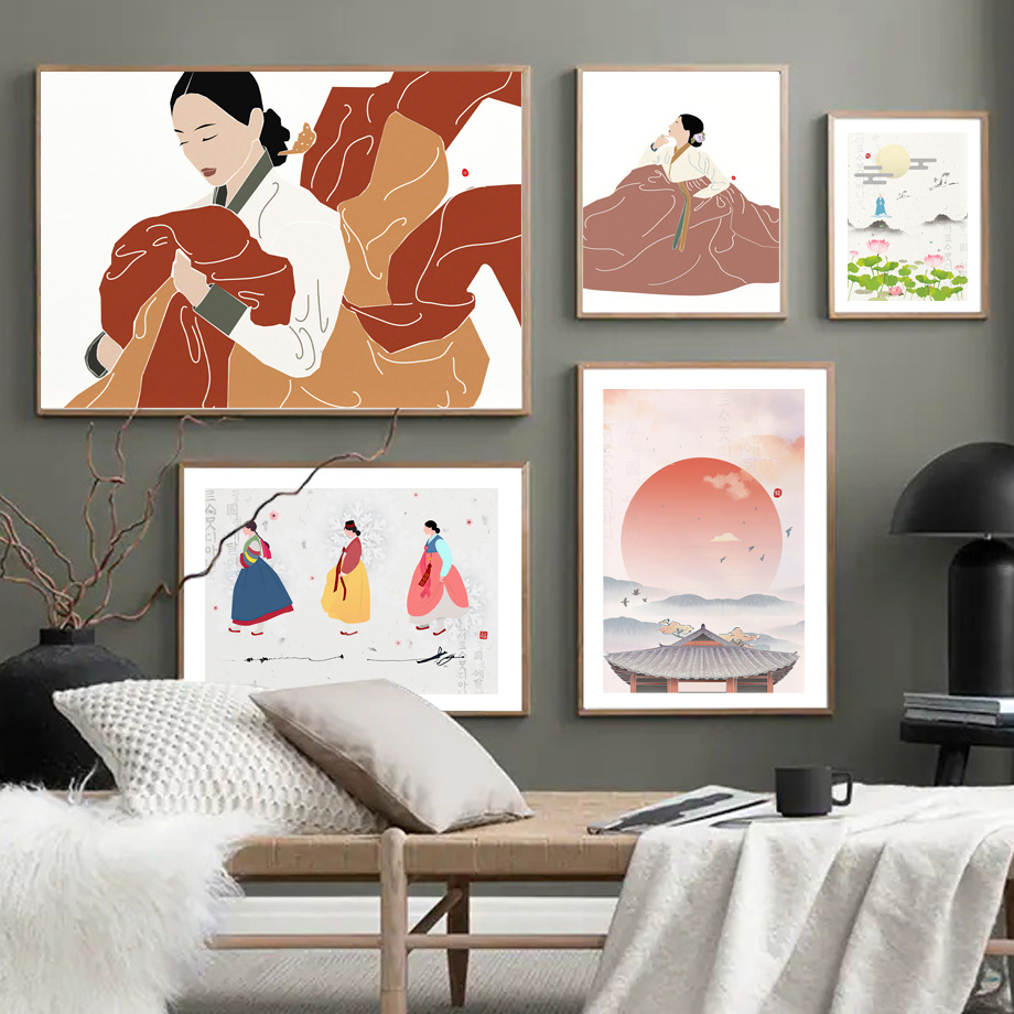 Korean Lifestyle Aesthetic - Корейский стиль Бохо Ханбок Девушка Азиатская