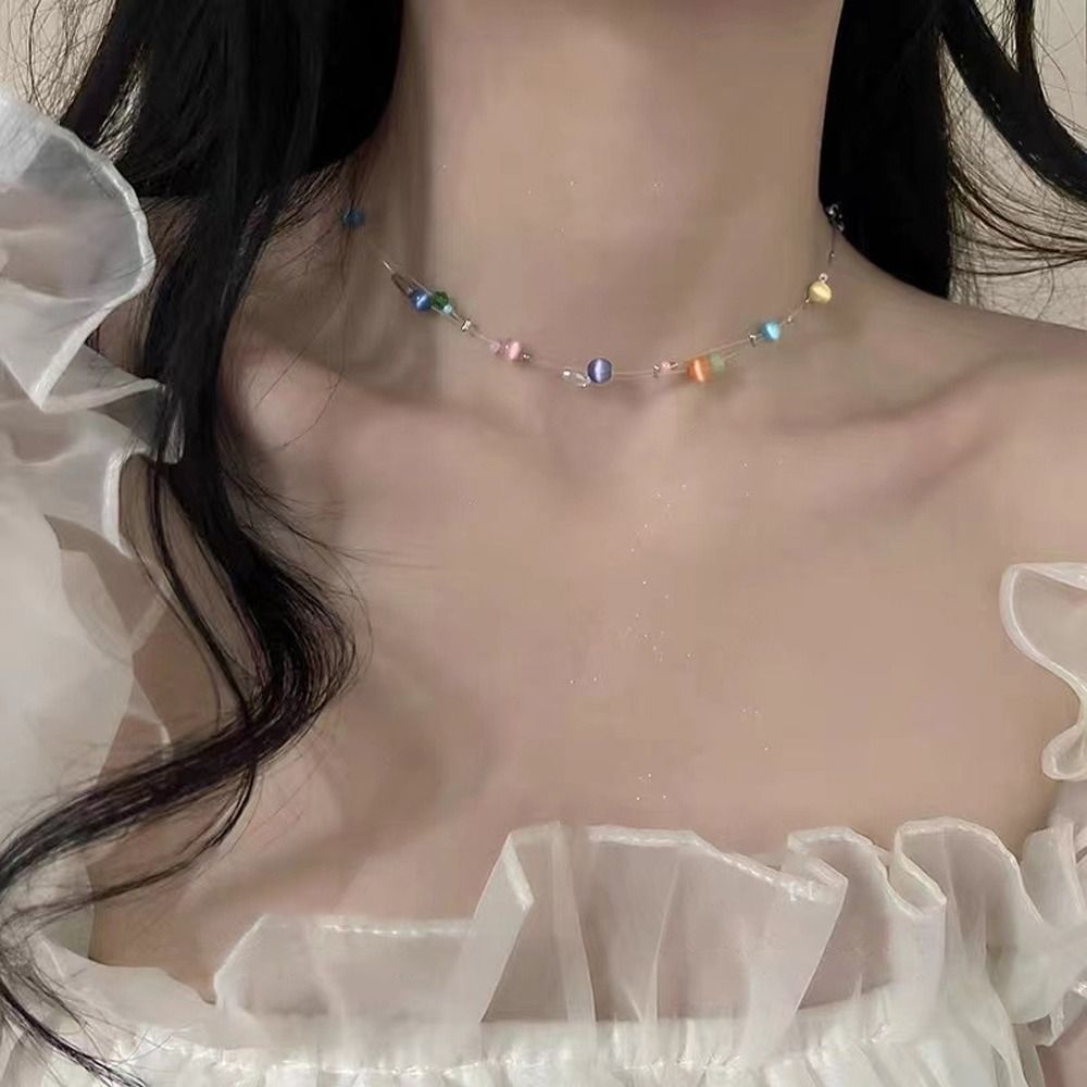 Модное ожерелье из сплава в ко – обзор и цена Korean Lifestyle Aesthetic