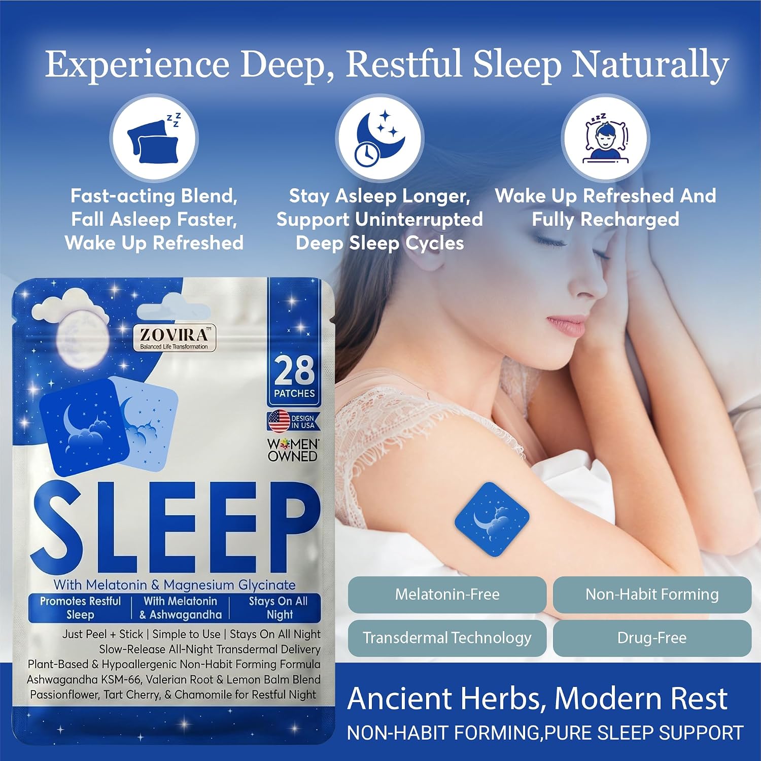 Пластыри для сна для взрослых  – обзор и цена Sleeping Pack Overnight